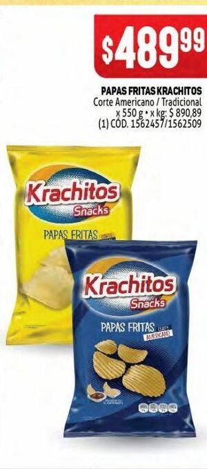 Makro Papas fritas krachitos oferta