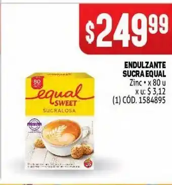 Makro Endulzante sucra equal oferta