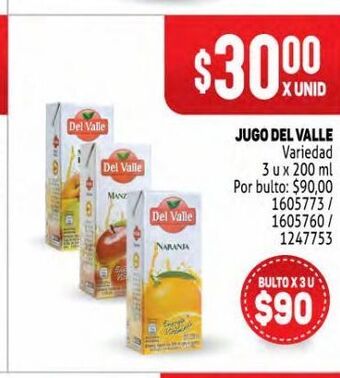 Jugo del valle