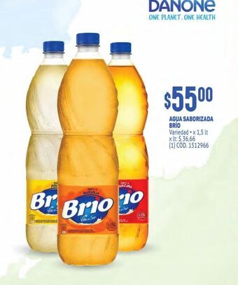 Makro Agua saborizada brio oferta