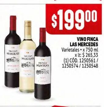 Makro Vino finca las mercedes oferta