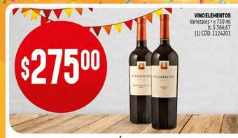 Makro Vino elementos oferta