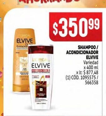 Makro Shampoo / acondicionador elvive oferta