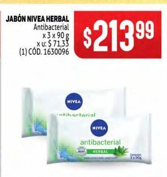 Makro Jabón nivea herbal oferta