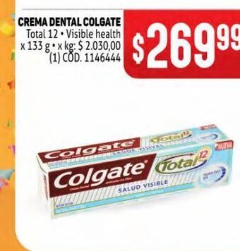 Makro Crema dental colgate oferta