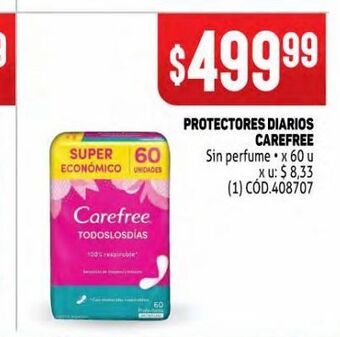 Makro Protectores diarios carefree oferta