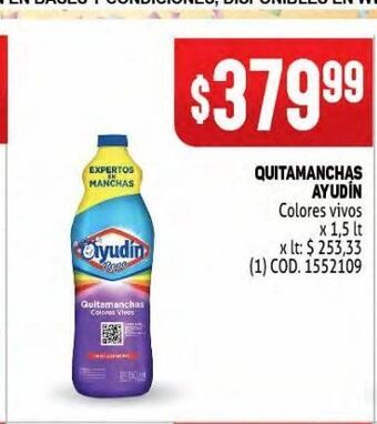Makro Quitamanchas ayudin oferta
