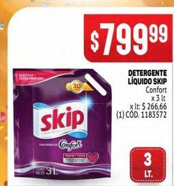 Makro Detergente liquido skip oferta