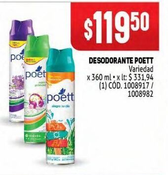 Makro Desodorante poett oferta