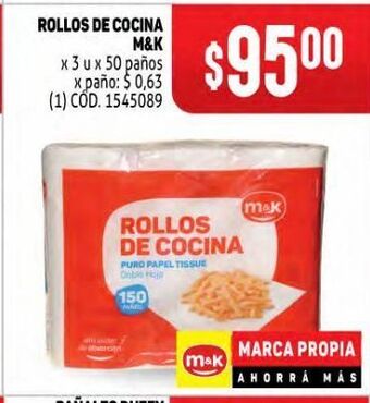 Makro Rollos de cocina m&k oferta