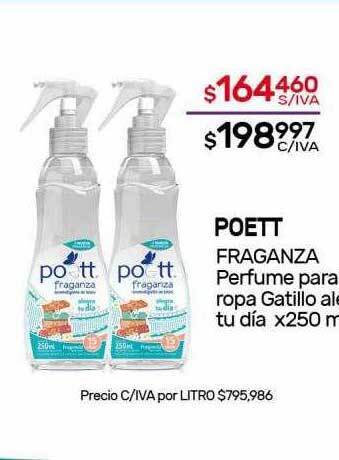 Nini Mayorista Poett Fraganza Perfume Para Ropa Gatillo oferta