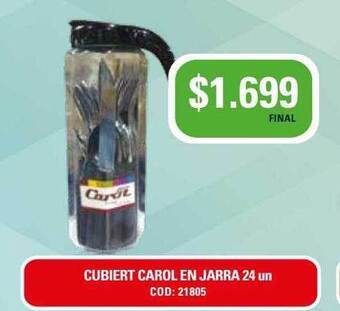 Maxiconsumo Cubiert Carol En Jarra 24 oferta