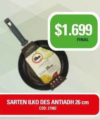 Maxiconsumo Sarten Ilko Des Antiadh 26cm oferta