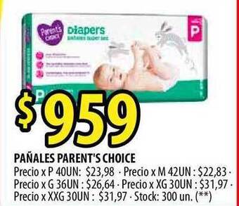 Punto Mayorista Pañales Parent's Choice oferta