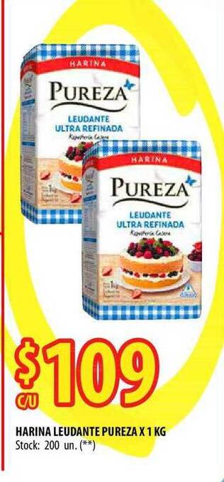 Punto Mayorista Harina Leudante Pureza X 1 Kg oferta