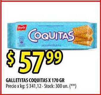 Punto Mayorista Galletitas Coquitas X 170 Gr oferta
