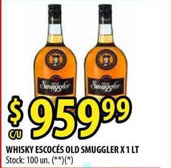 Punto Mayorista Whisky Escocés Old Smuggler oferta