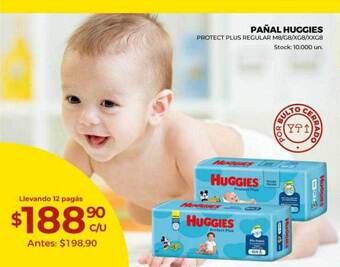 Super MAMI Pañal Huggies oferta