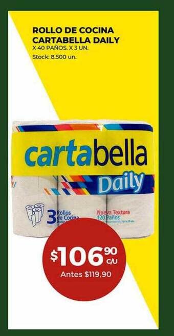 Super MAMI Rollo De Cocina Cartabella Daily oferta