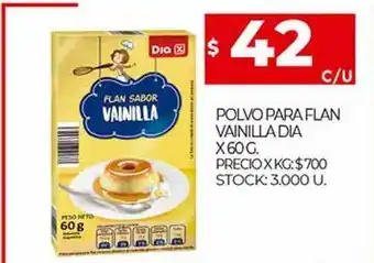 Supermercados DIA Polvo Para Flan Vainilla Dia oferta