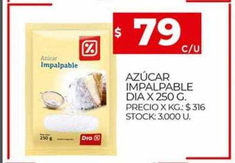 Supermercados DIA Azúcar Impalpable Dia oferta