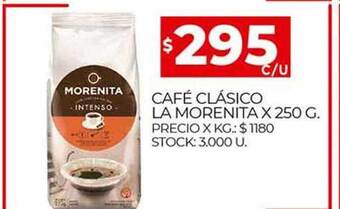 Supermercados DIA Café Clásico La Morenita oferta