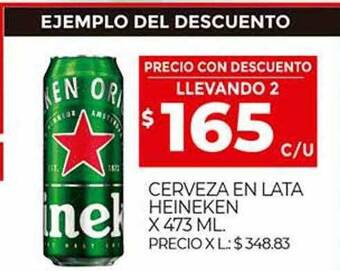 Supermercados DIA Cerveza En Lata Heineken oferta
