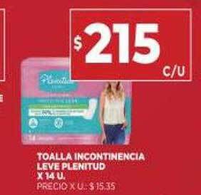 Supermercados DIA Toalla Incontinencia Leve Plenitud oferta