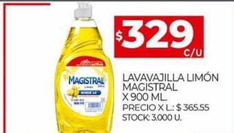 Supermercados DIA Lavavajilla Limón Magistral oferta