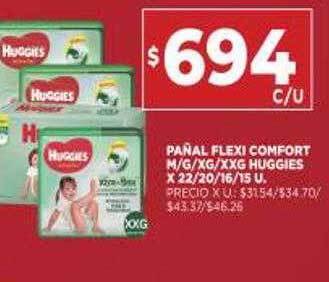 Supermercados DIA Pañal Flexi Comfort M G Xg Xxg Huggies oferta