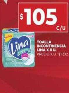 Supermercados DIA Toalla Incontinencia Lina oferta