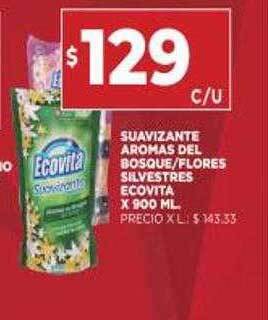 Supermercados DIA Suavizante Aromas Del Bosque Flores Silvestres Ecovita oferta