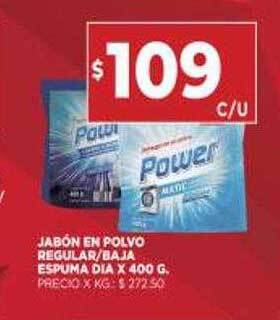 Supermercados DIA Jabón En Polvo Regular Baja Espuma Dia oferta