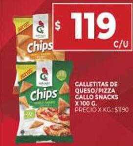 Supermercados DIA Galletitas De Queso Pizza Gallo Snacks oferta