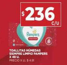 Supermercados DIA Toallitas Húmedas Siempre Limpio Pampers oferta