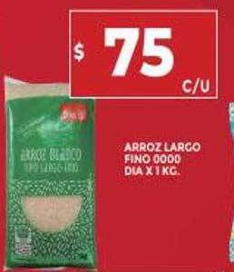 Supermercados DIA Arroz Largo Fino 0000 Dia oferta