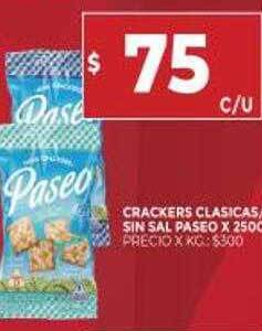 Supermercados DIA Crackers Clasicas Sin Sal Paseo oferta