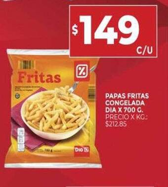 Supermercados DIA Papas Fritas Congelada Dia oferta