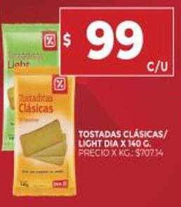 Supermercados DIA Tostadas Clásicas Light Dia oferta