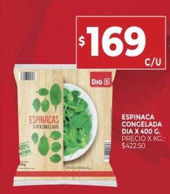 Supermercados DIA Espinaca Congelada Dia oferta