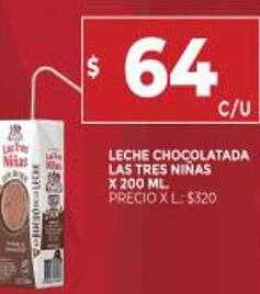 Supermercados DIA Leche Chocolatada Las Tres Niñas oferta