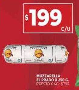 Supermercados DIA Muzzarella El Prado oferta