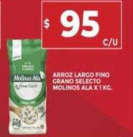 Supermercados DIA Arroz Largo Fino Grano Selecto Molinos Ala oferta