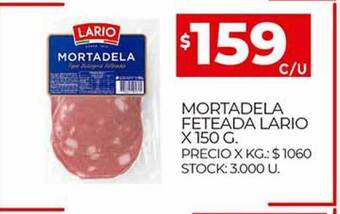 Supermercados DIA Mortadela Feteada Lario oferta