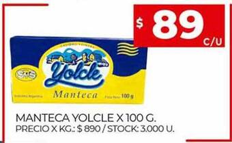 Supermercados DIA Manteca Yolcle oferta