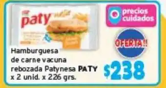 Hamburguesa De Carne Vacuna Rebozada Patynesa Paty