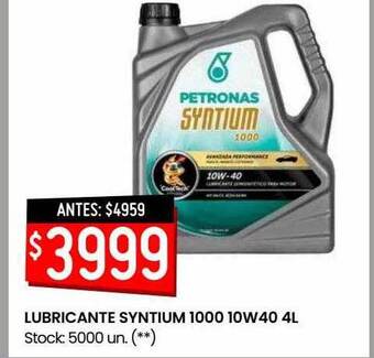 Changomas Lubricante Syntium 1000 10w40 4l oferta