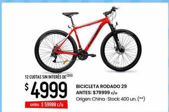 Changomas Bicicleta Rodado 29 oferta
