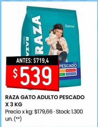 Changomas Raza Gato Adulto Pescado oferta