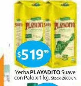 Cordiez Yerba Playadito Suave Con Palo oferta